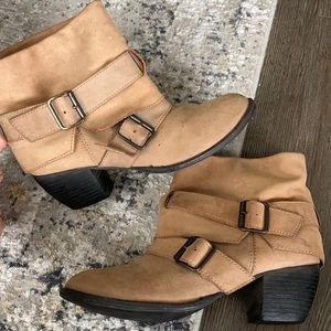 Tan Ankle Booties